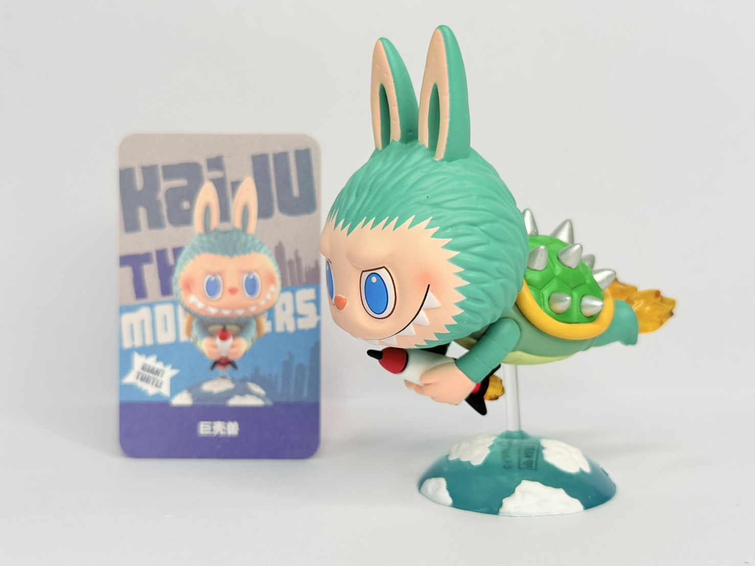 Labubu The Monsters Kaiju Series Giant Turtle Vinyl Face Blind Box Figure มือสอง