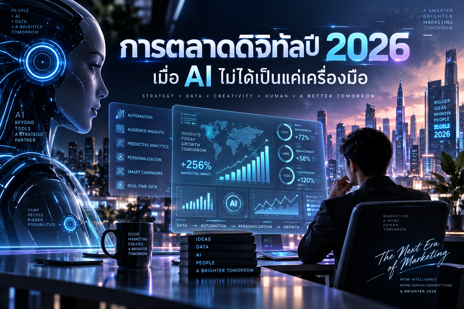 การตลาดดิจิทัลปี 2026: เมื่อ AI ไม่ได้เป็นแค่เครื่องมือ แต่กำลังเปลี่ยนวิธีที่ลูกค้าค้นหาและตัดสินใจซื้อ