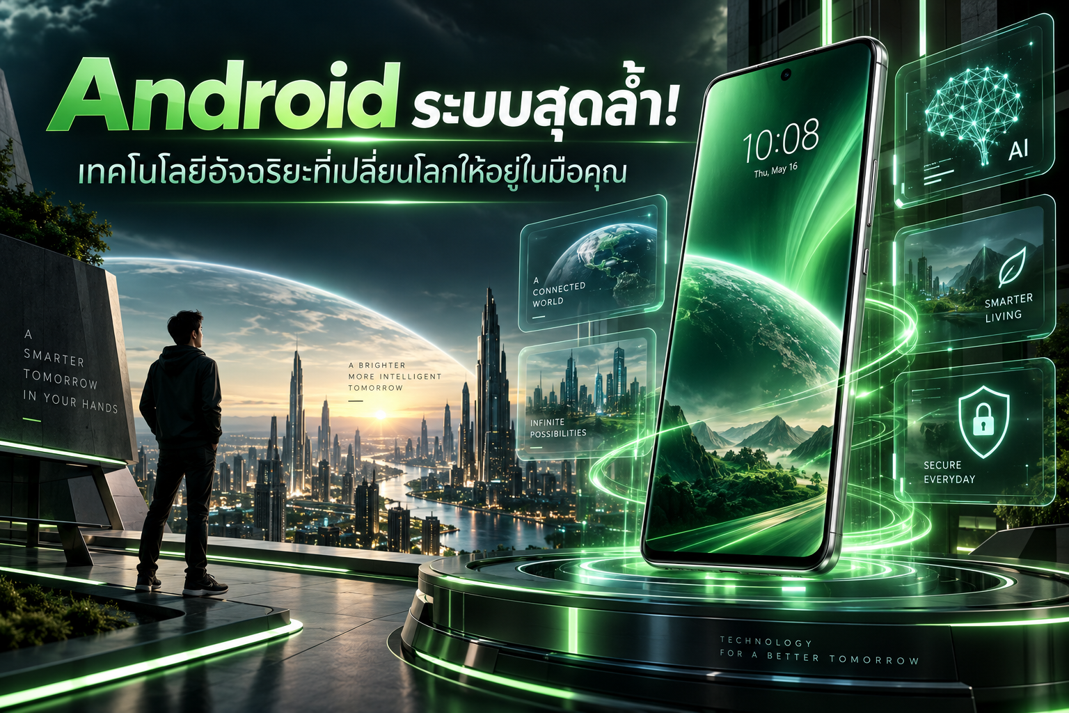 Android ระบบสุดล้ำ! เทคโนโลยีอัจฉริยะที่เปลี่ยนโลกให้อยู่ในมือคุณ
