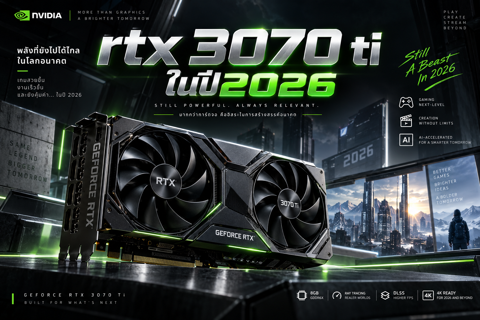 RTX 3070 Ti ในปี 2026 ยังน่าใช้ไหม? อดีตการ์ดจอตัวแรงที่ยังเล่นเกมได้ดี หรือถึงเวลาต้องเปลี่ยนแล้ว!