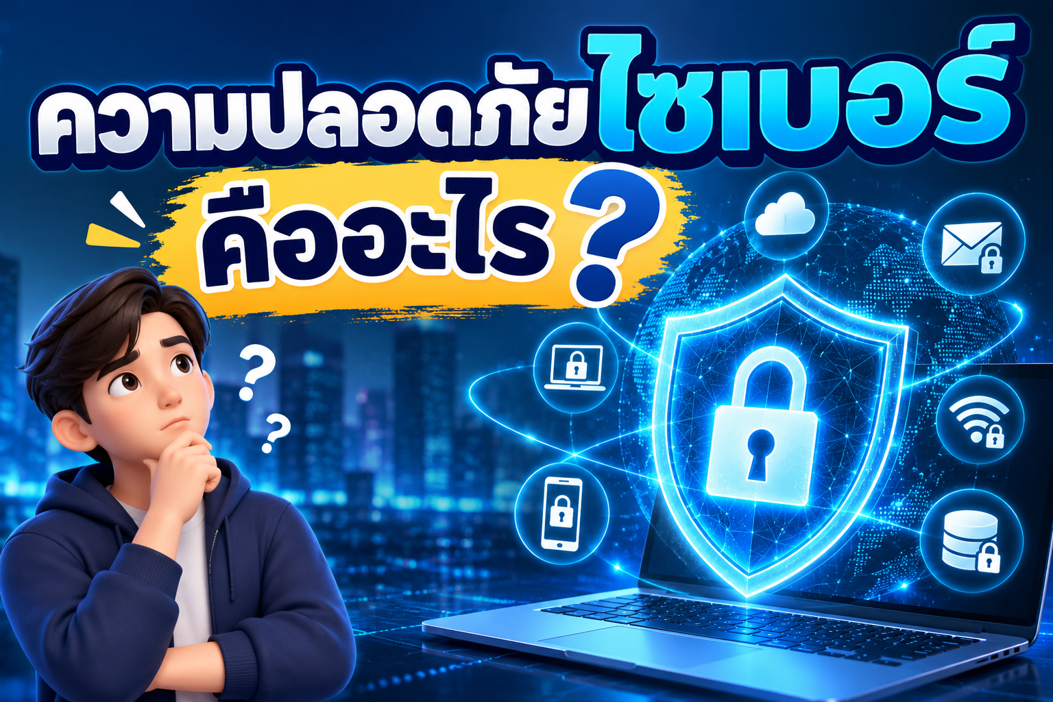ความปลอดภัยไซเบอร์ (Cybersecurity) คืออะไร? ทำไมทุกคนต้องรู้ ก่อนตกเป็นเหยื่อโลกออนไลน์!