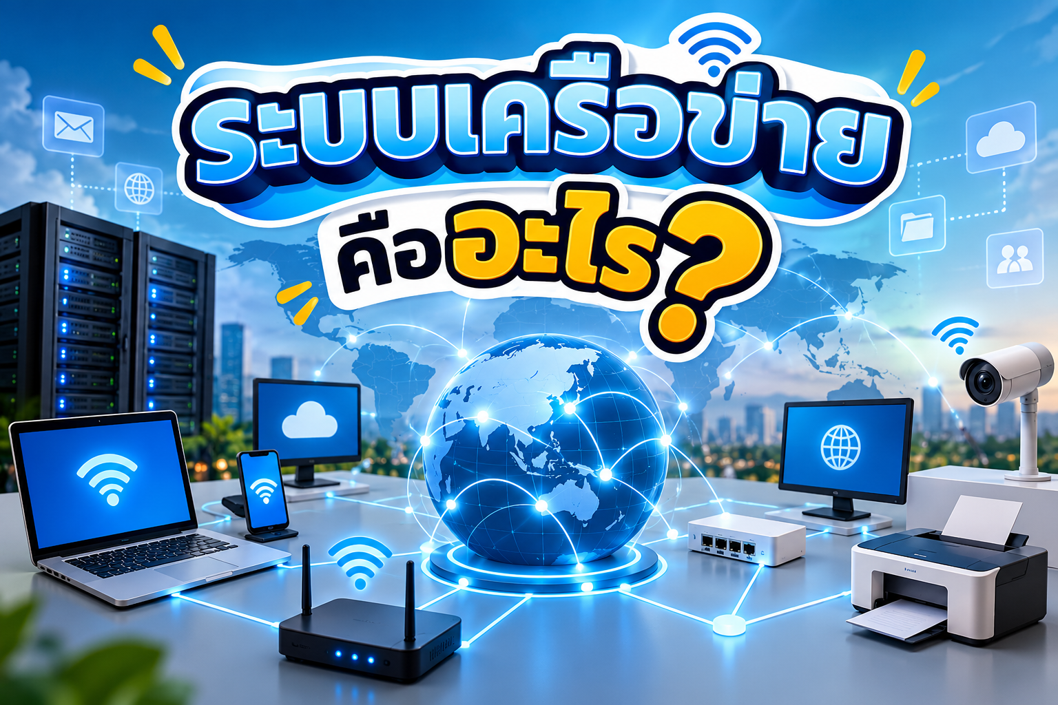 ระบบเครือข่าย (Network) คืออะไร? เทคโนโลยีเบื้องหลังที่เชื่อมต่อโลกทั้งใบเข้าด้วยกัน