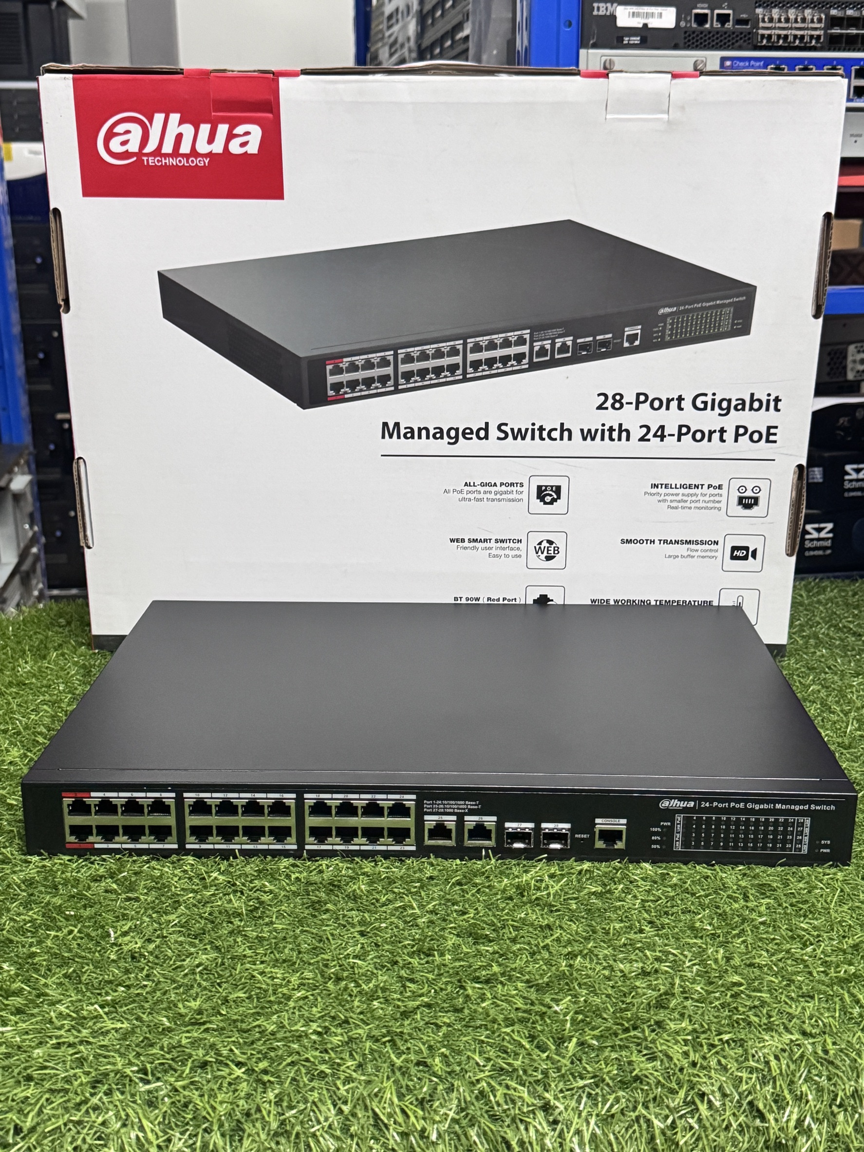ขาย Dahua DH-CS4228-24GT-240 28-Port Gigabit Managed Switch with 24-Port PoE