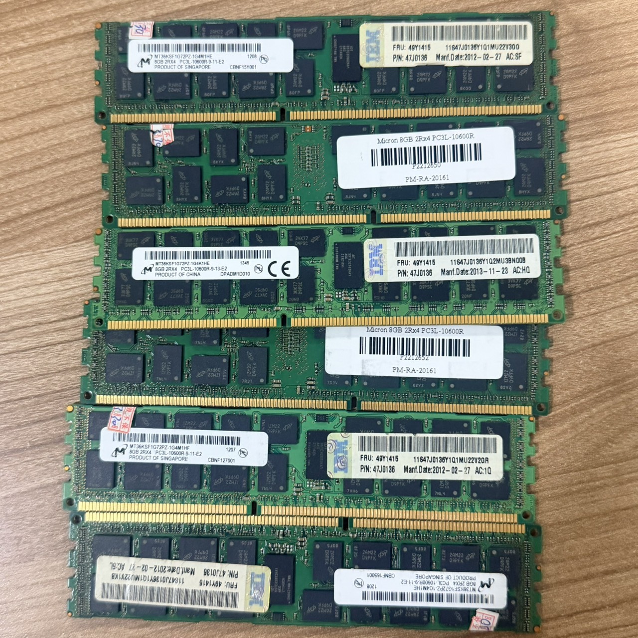 ขาย Ram Server Micron 8GB 2Rx4 PC3L-10600R