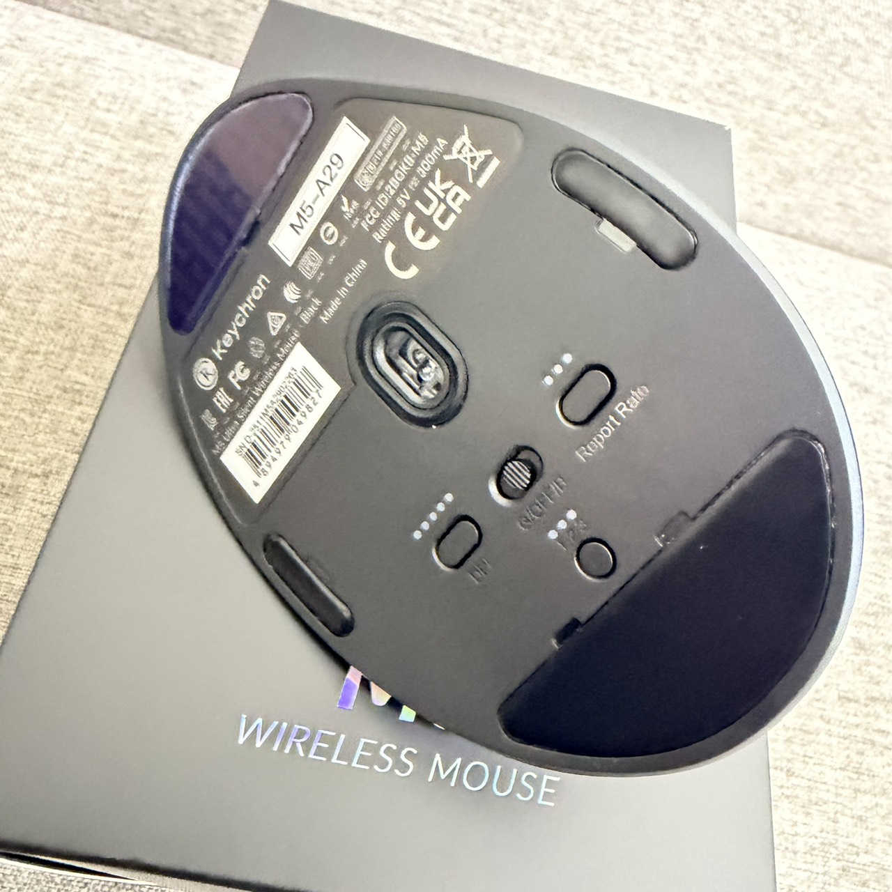 ขาย Keychron M5 Wireless Ergonomic Mouse รูปที่ 4