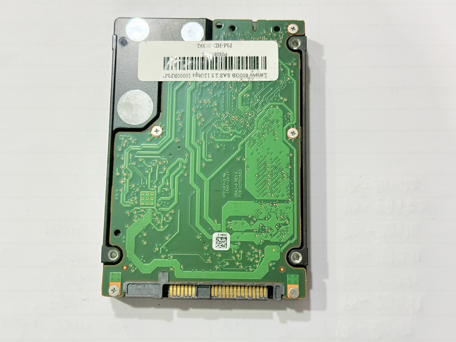 ขาย  Lenovo 600GB SAS 2.5 12Gbps 10000RPM" For Server รูปที่ 3