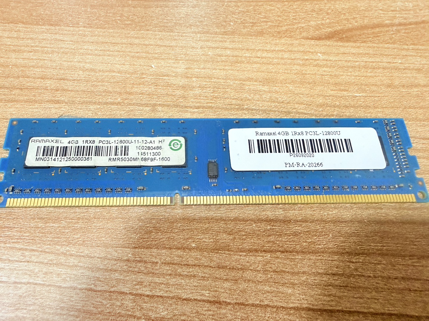 ขาย Ramaxel 4GB 1Rx8 PC3L-12800U