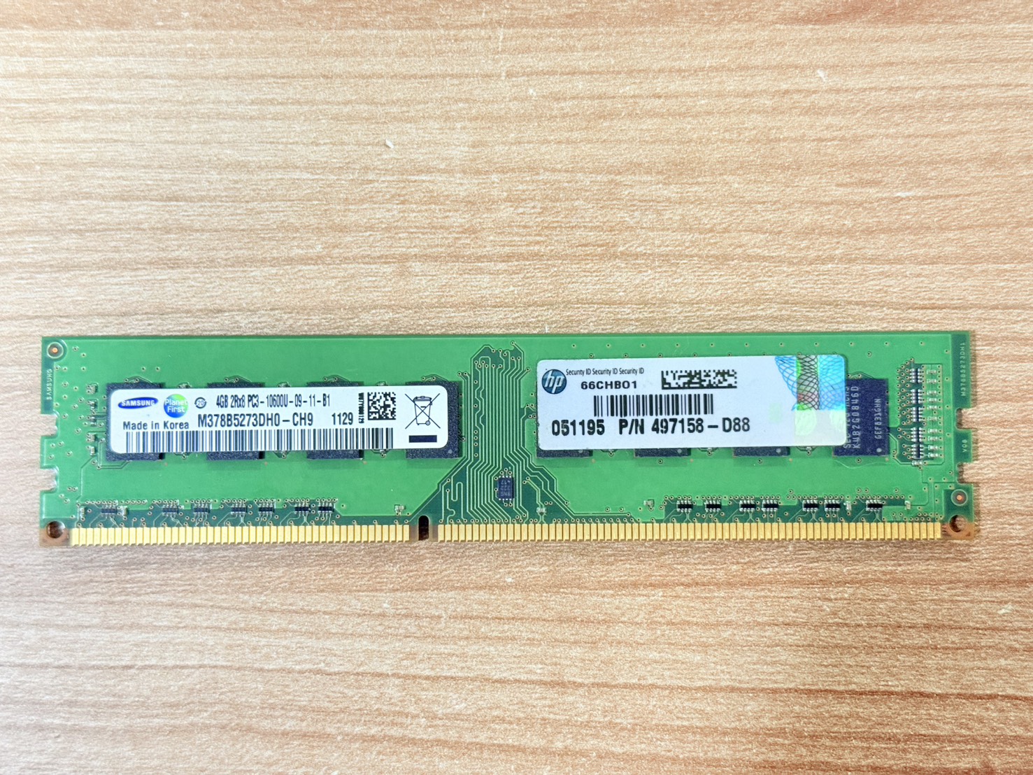 ขาย Ram Samsung 4GB 2Rx8 PC3-10600U รูปที่ 2