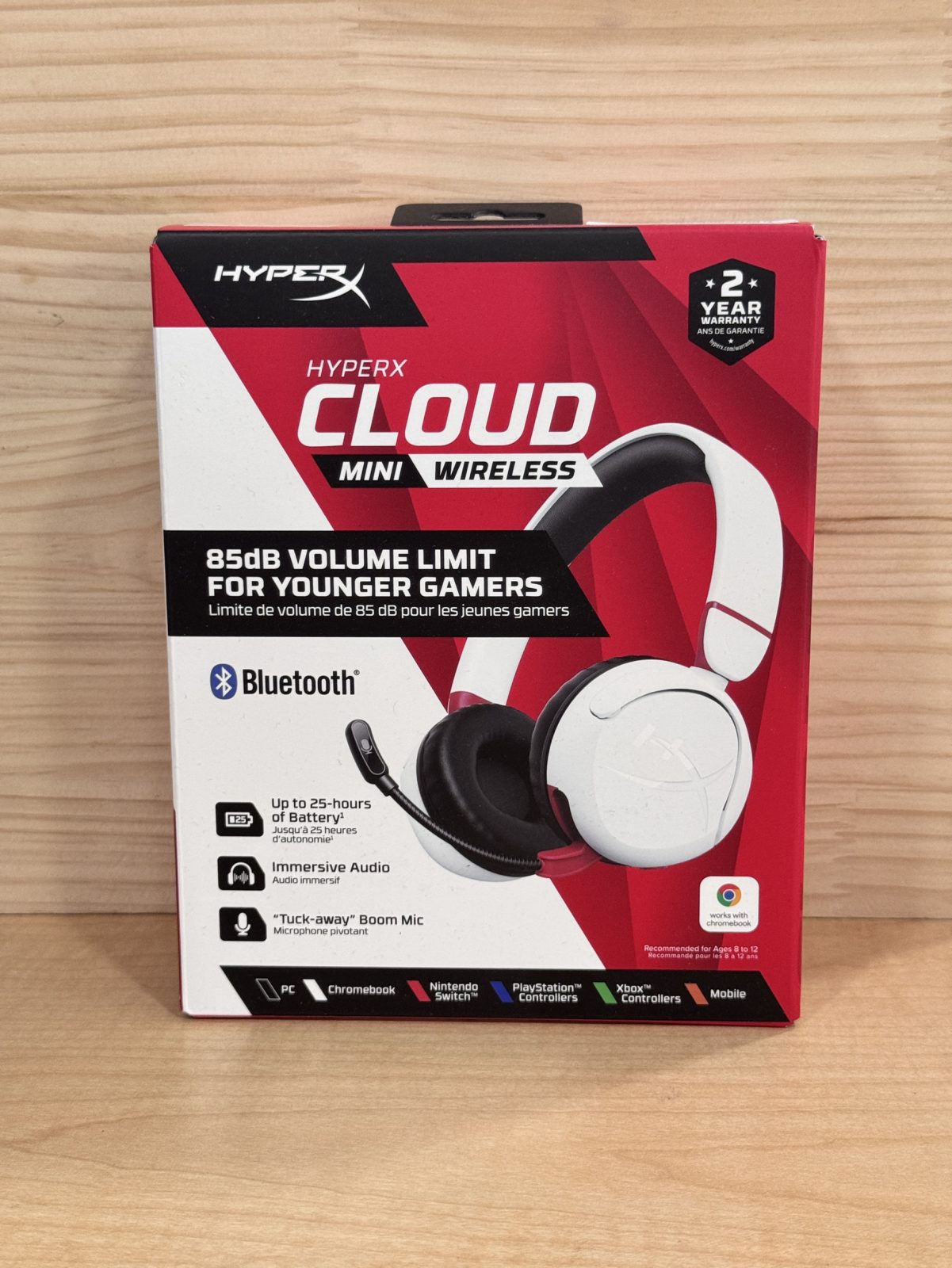 HyperX Cloud Mini Wireless Headset Gaming (White)
