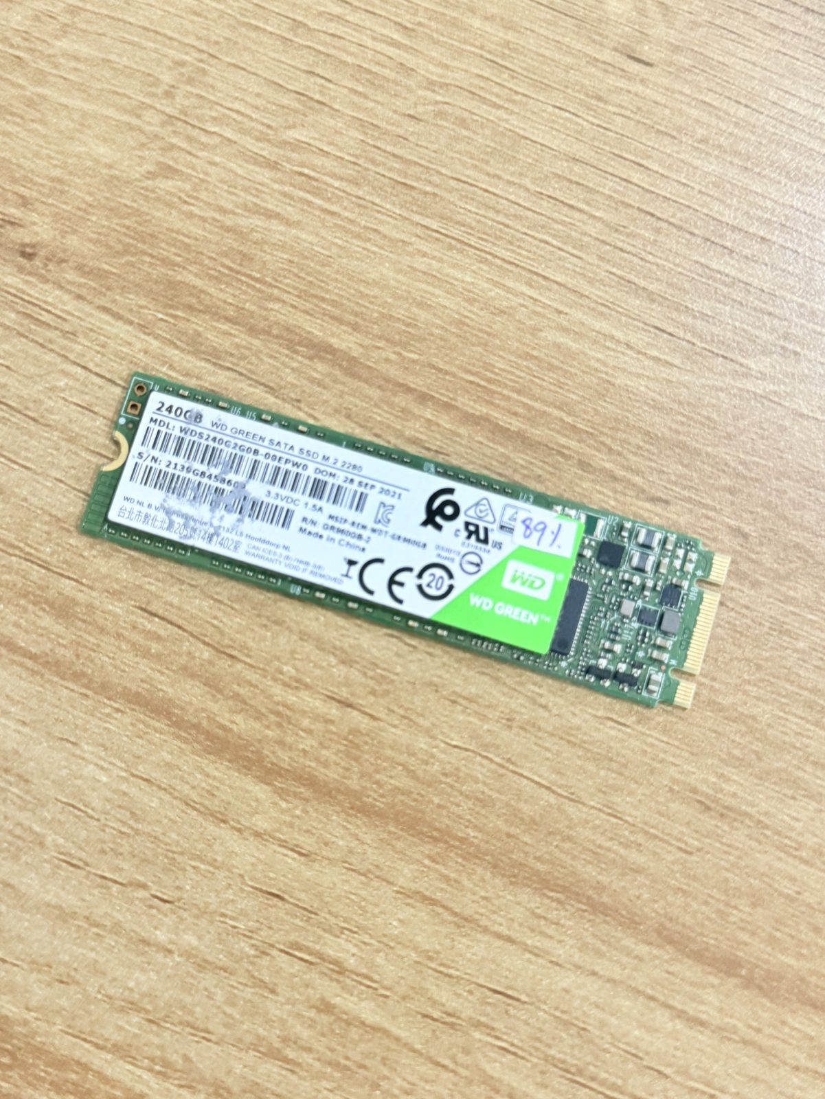ขาย WD Green SSD 240GB M.2 SATA รูปที่ 2