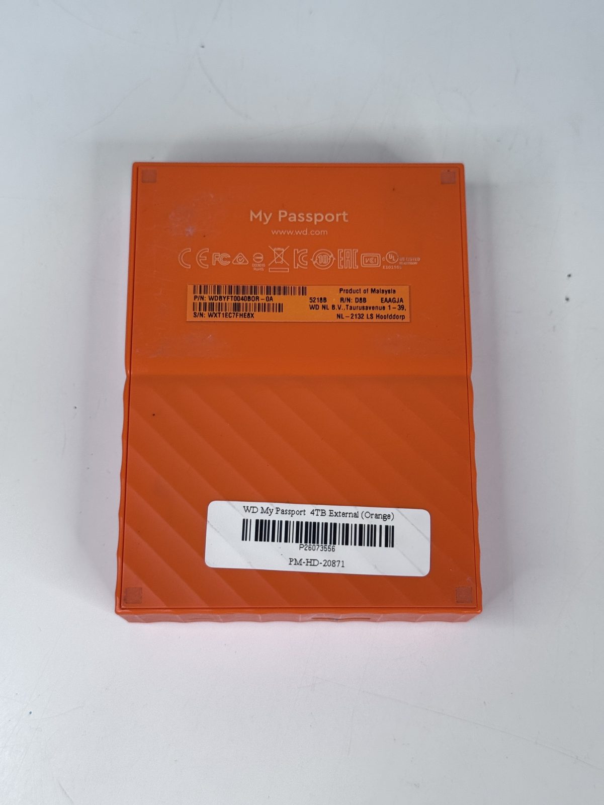 ขาย WD My Passport  4TB External (Orange) + สาย รูปที่ 2