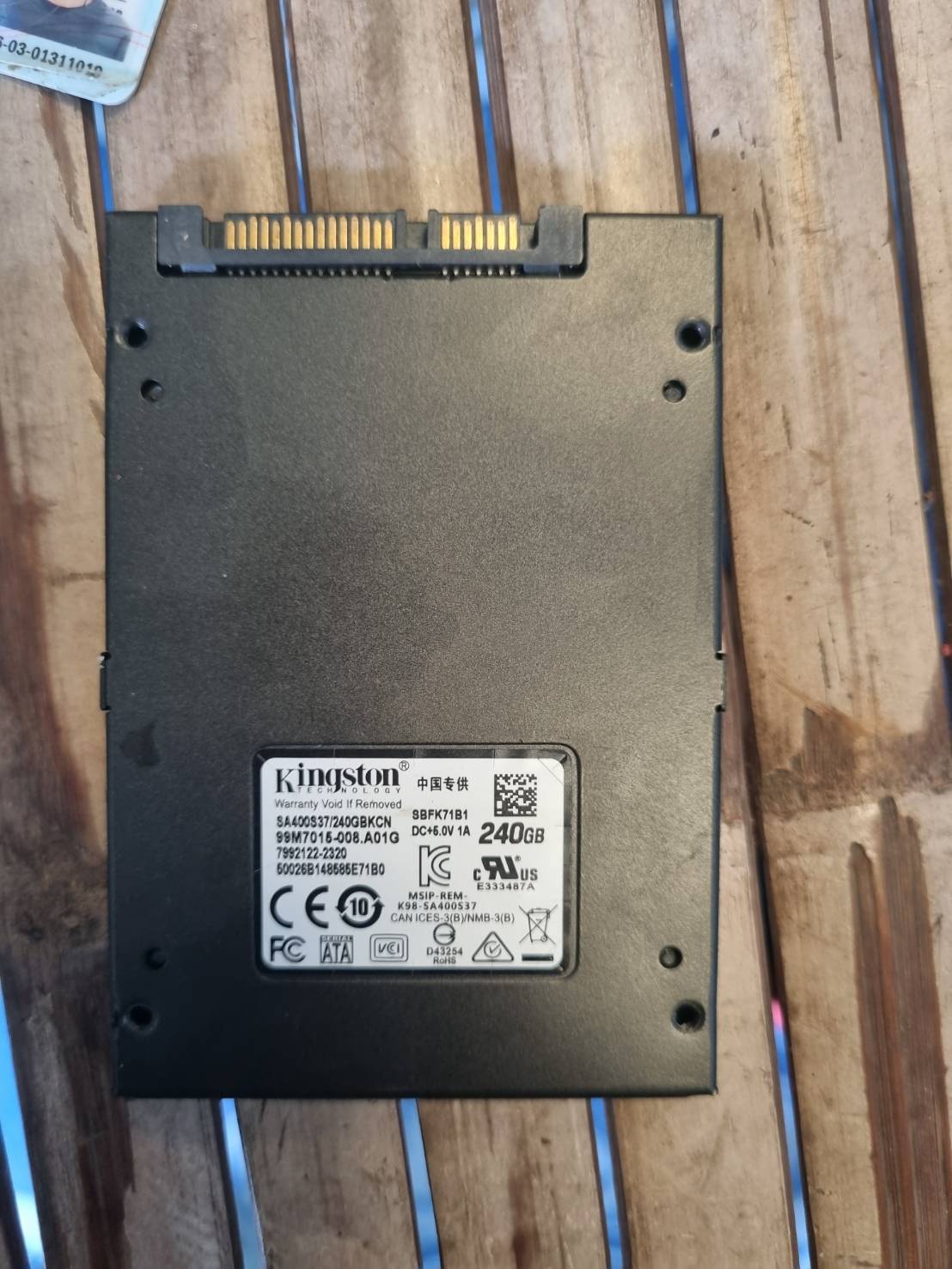 ขาย SSD kingston 240 Gb