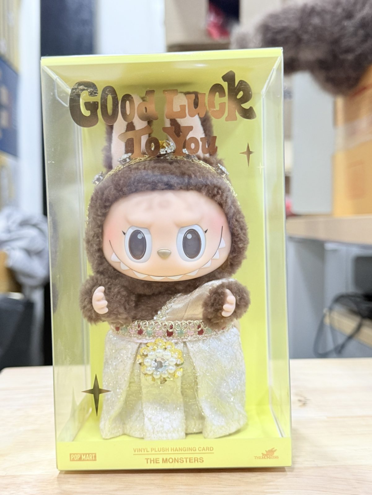 POP MART The Monster Good Luck TO You Thailand Exclusive-Vinyl Plush