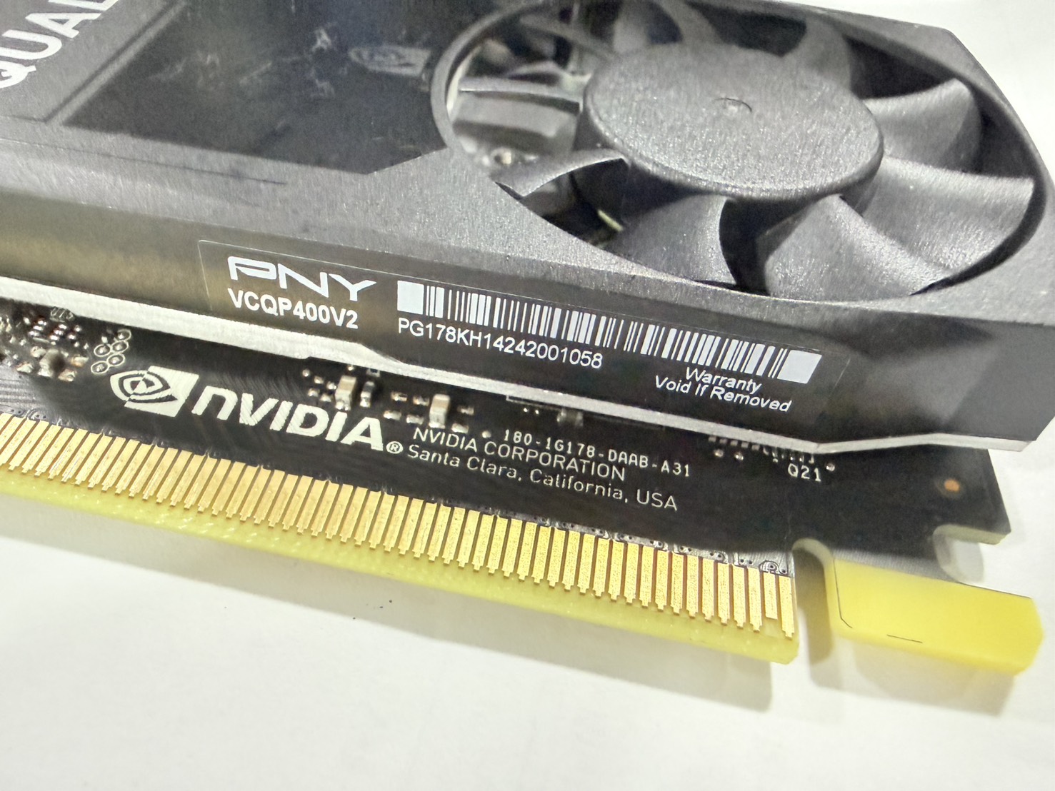 ขาย การ์ดจอ Nvidia Quadro P400 2GB GDDR5 (64-bit) รูปที่ 3