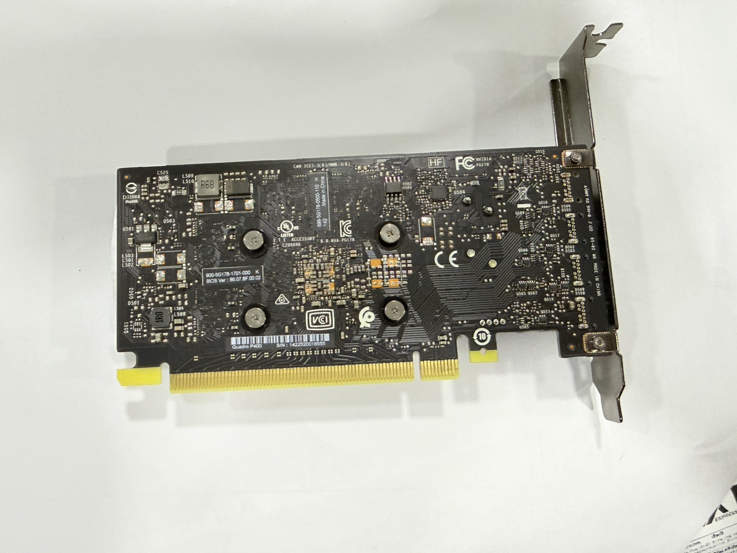 ขาย การ์ดจอ Nvidia Quadro P400 2GB GDDR5 (64-bit) รูปที่ 5
