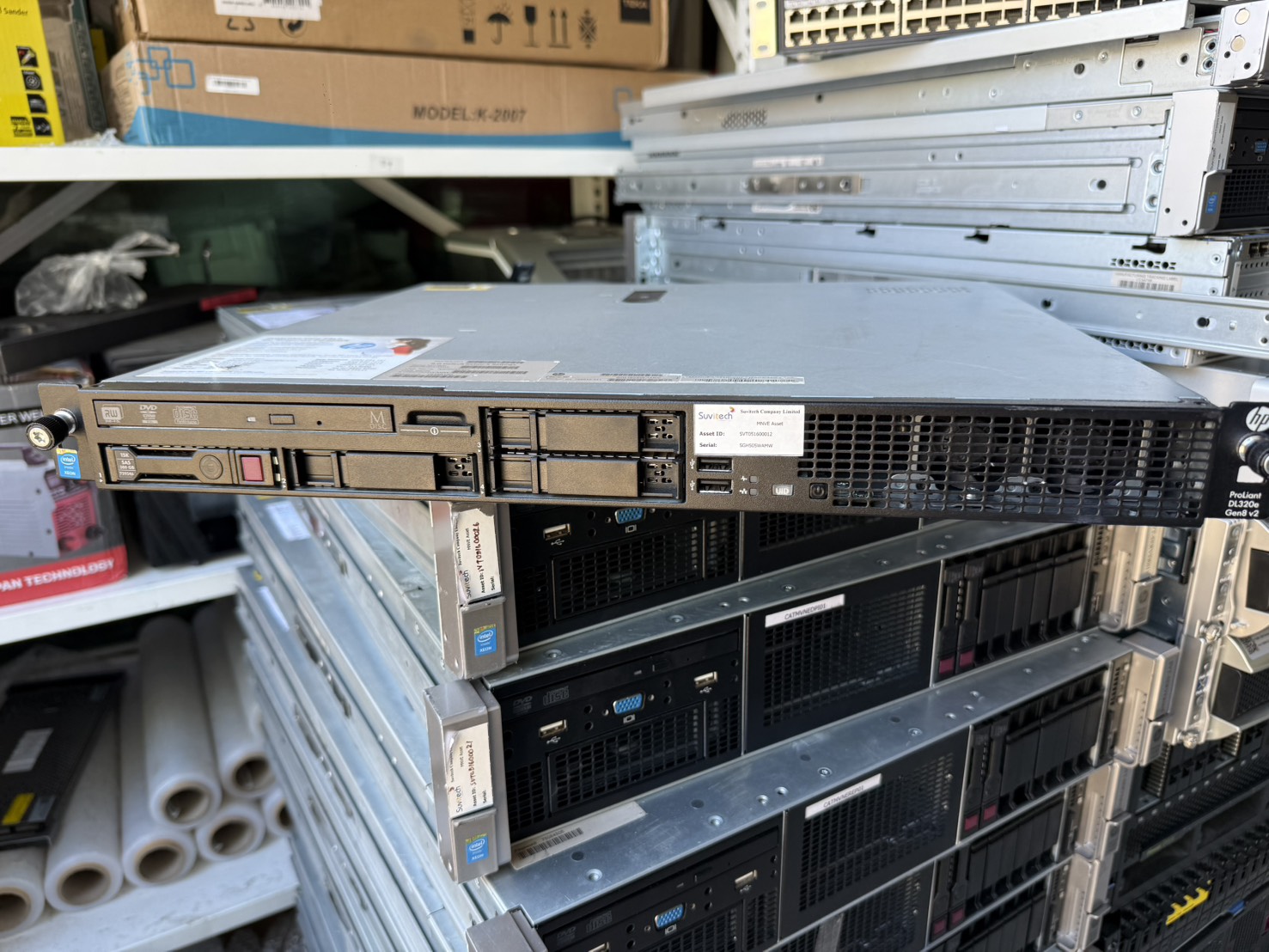 ขาย HP ProLiant DL320e G8 V2 Server (รองรับ HDD 2.5") CPU Xeon E3-1230V3 Ram 8GB NO HDD