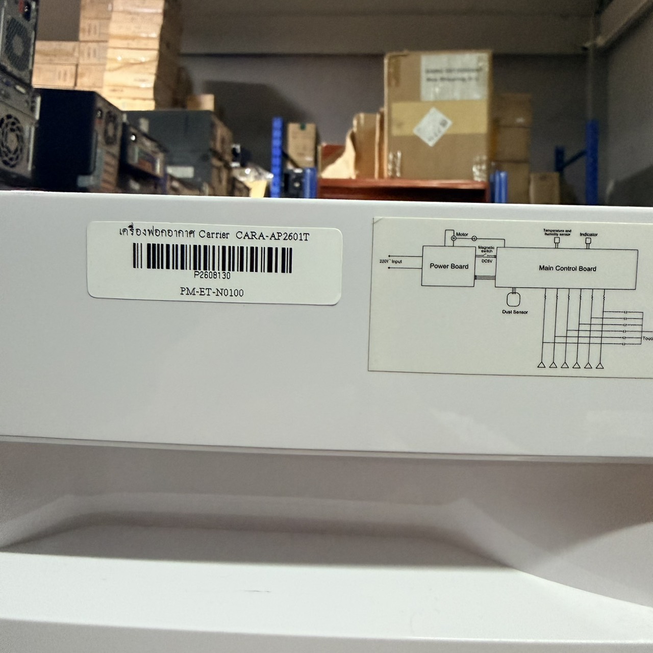 ขาย เครื่องฟอกอากาศ Carrier CARA-AP2601T *** ใส้กรองหมด รูปที่ 3