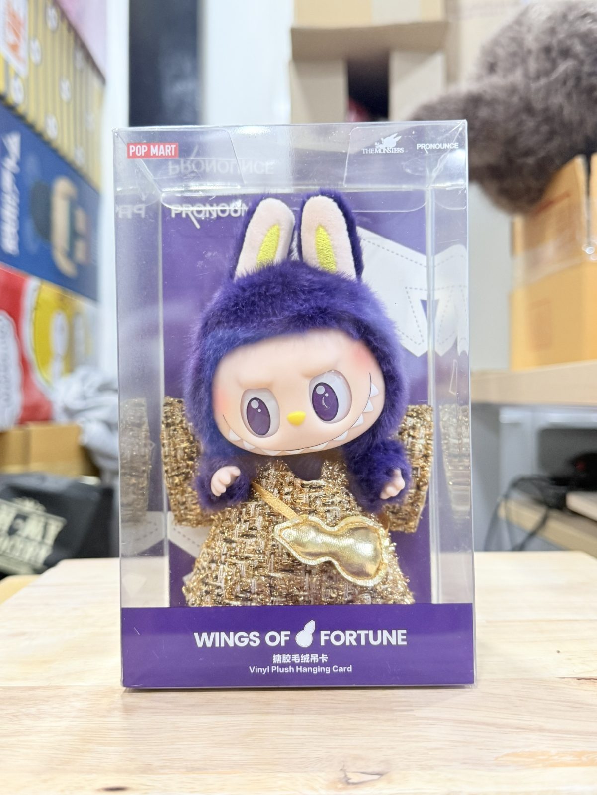 POPMART The Monsters LABUBU x PRONOUNCE Wings of Fortune Vinyl Plush