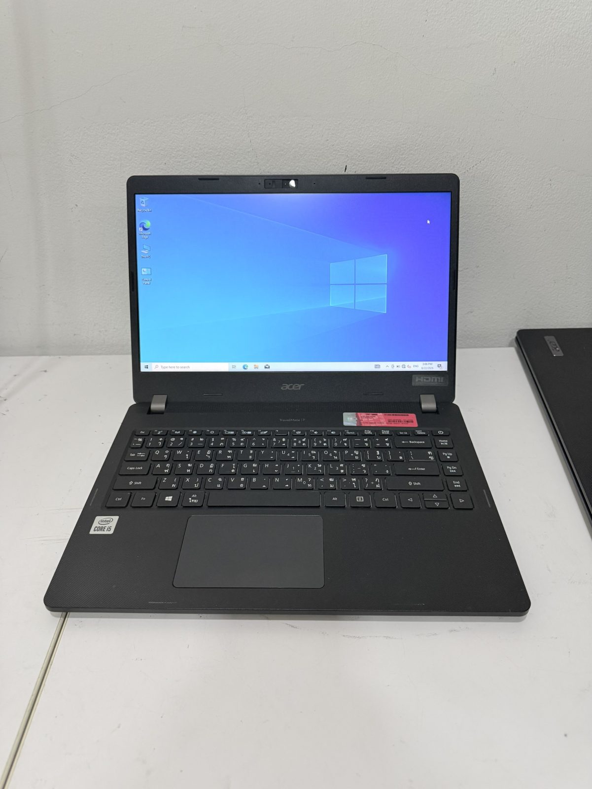 ขาย Acer TravelMate TMP214-52 (i5-10210U/8GB/HDD 1TB) ไม่มี Adapter  จอไบร์ทบาง แบตเสื่อม ฝาเครื่องด่าง