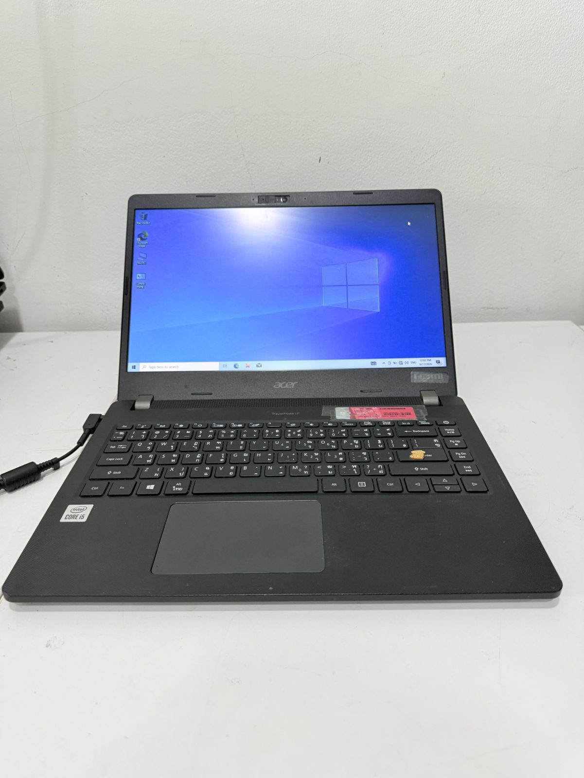 ขาย Acer TravelMate TMP214-52 (i5-10210U/8GB/HDD 1TB) ไม่มี Adapter จอไบร์ทบาง แบตเสื่อม บานพับไม่ค่อยดี