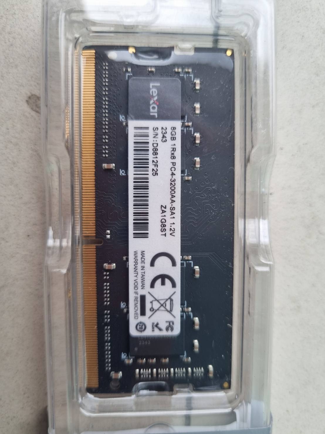 ขาย Ram notebook lexar 8GB ddr4 3200AA