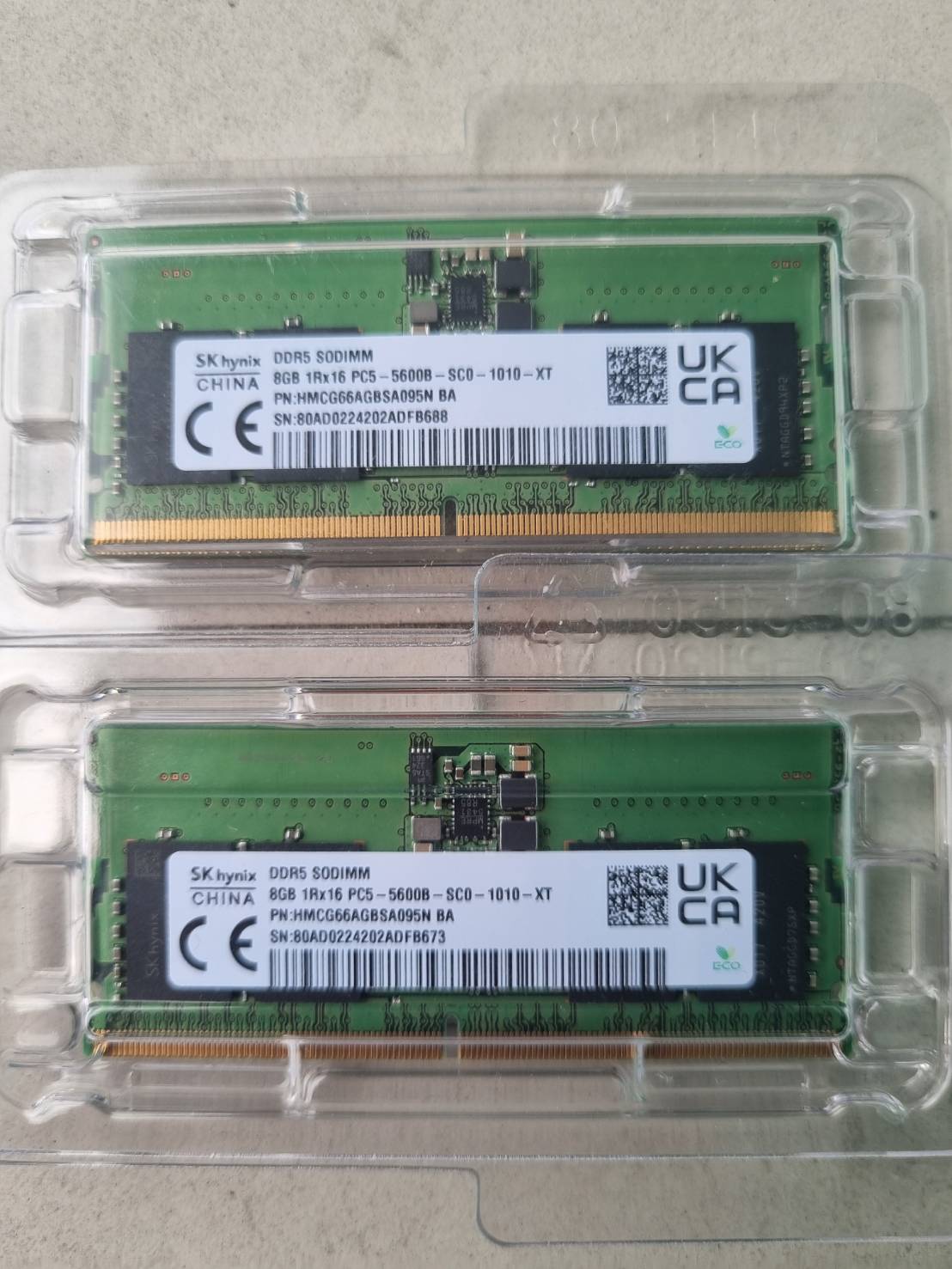 ขาย Ram skhynix ddr5 8GB pc5-2600B