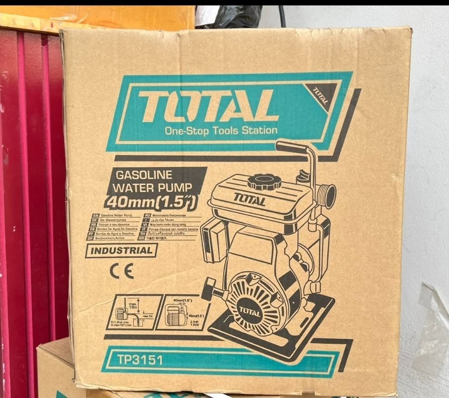 ขาย Total ปั๊มน้ำ เครื่องยนต์เบนซิน 4 จังหวะ 2.5 แรงม้า รุ่น TP3151