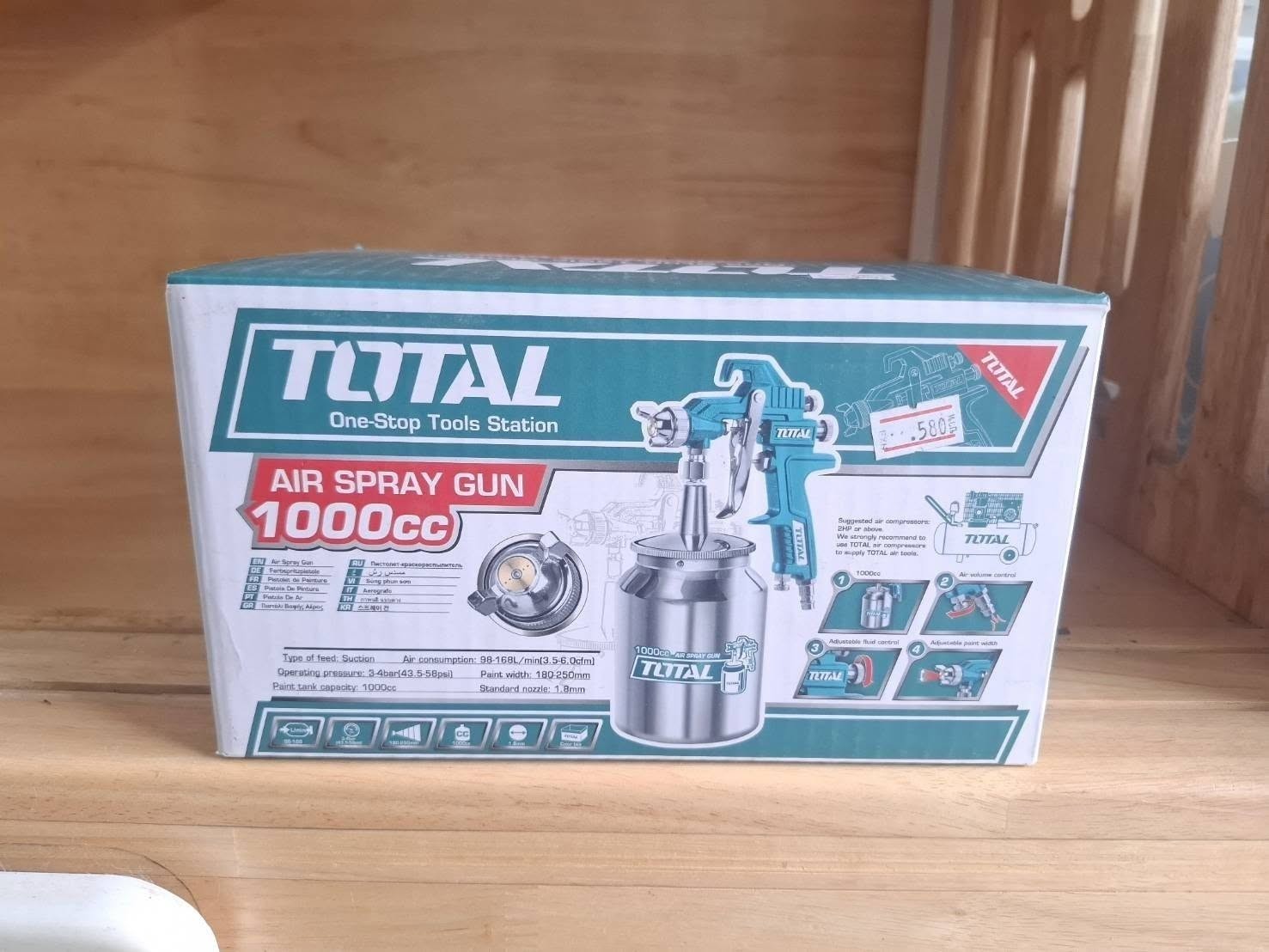 ขาย Total กาพ่นสีแบบดูด กาพ่นสี รุ่น TAT-11005 ขนาด 1000CC