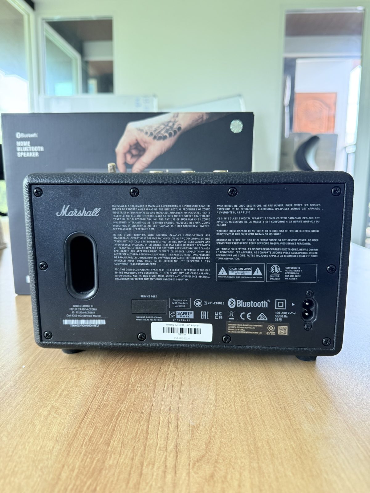 ขาย Marshall Acton III + AC Adapter รูปที่ 4