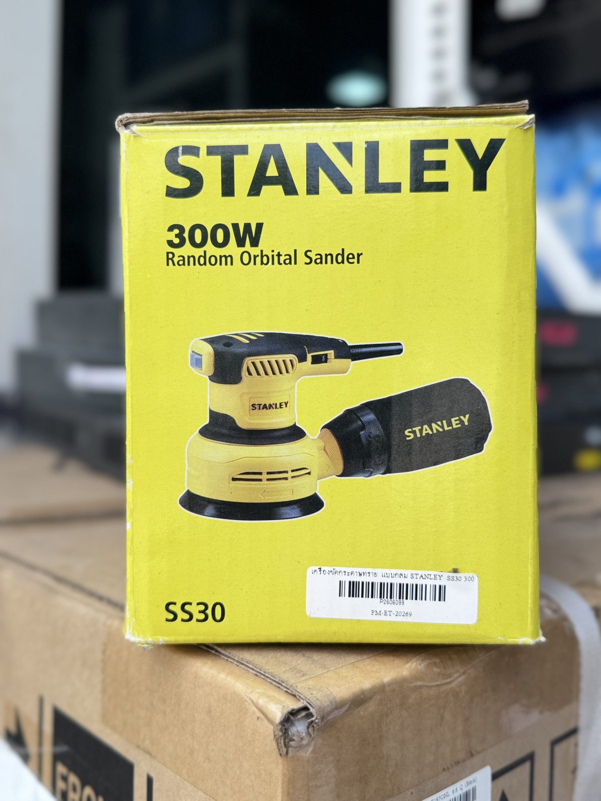 ขาย เครื่องขัดกระดาษทราย แบบกลม STANLEY SS30 300W รูปที่ 2