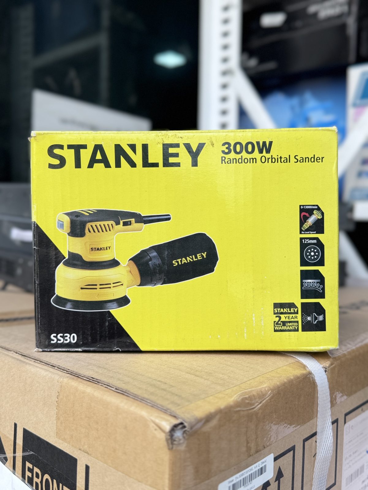 ขาย เครื่องขัดกระดาษทราย แบบกลม STANLEY SS30 300W