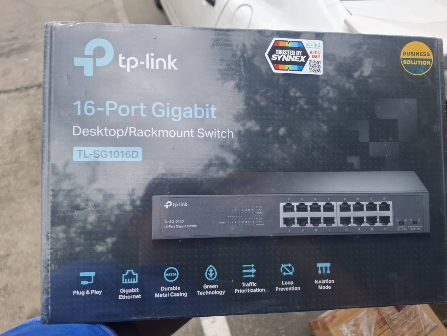 ขาย Gigabit Switching Hub 16 Port TP-LINK TL-SG1016D V12 (11")