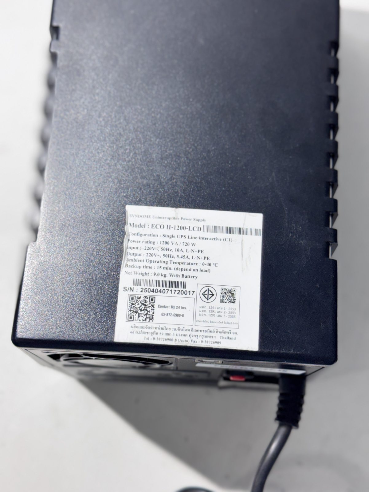 ขาย Syndome Ecoll-1200LCD รูปที่ 2