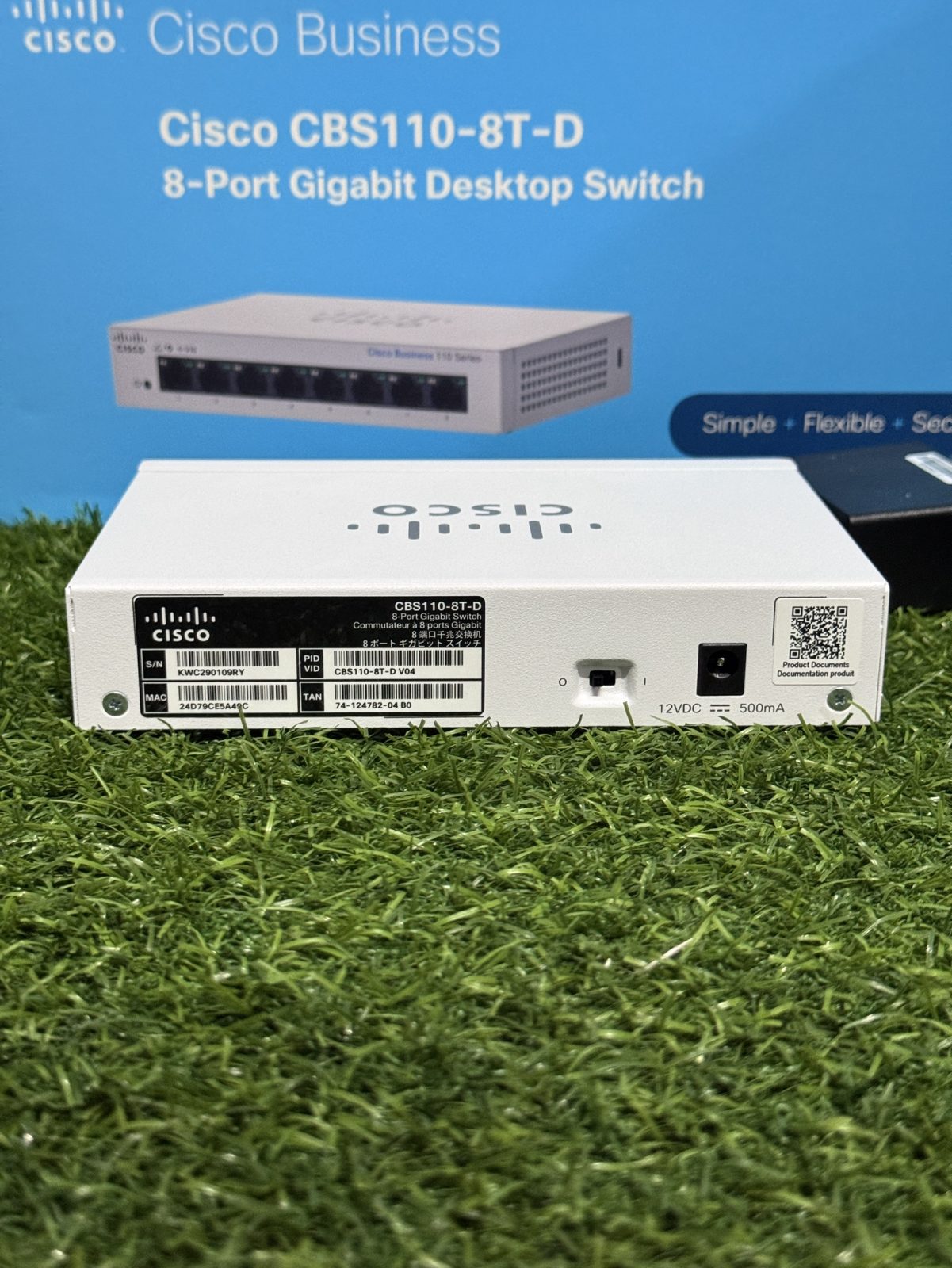 ขาย Cisco Business 110 Series (CBS110-8T-D) + Adapter รูปที่ 2
