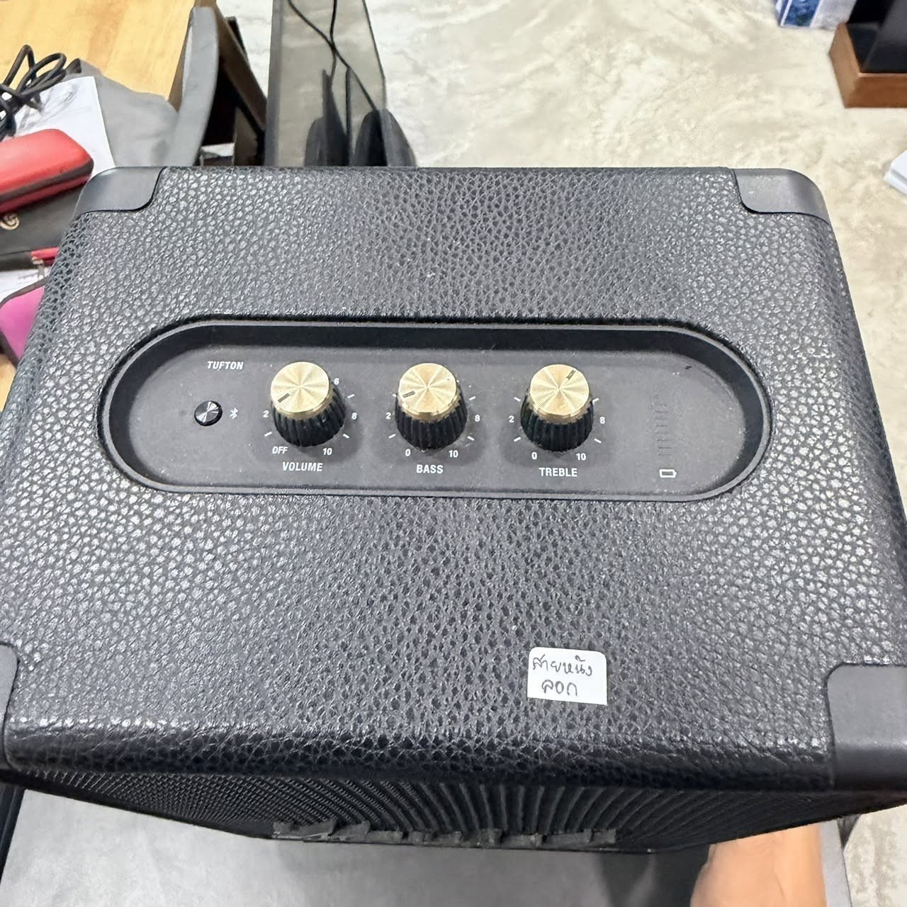 ขาย Marshall TUFTON + Adapter + กระเป๋า *** สายหนังหูหิ้วถลอก รูปที่ 3