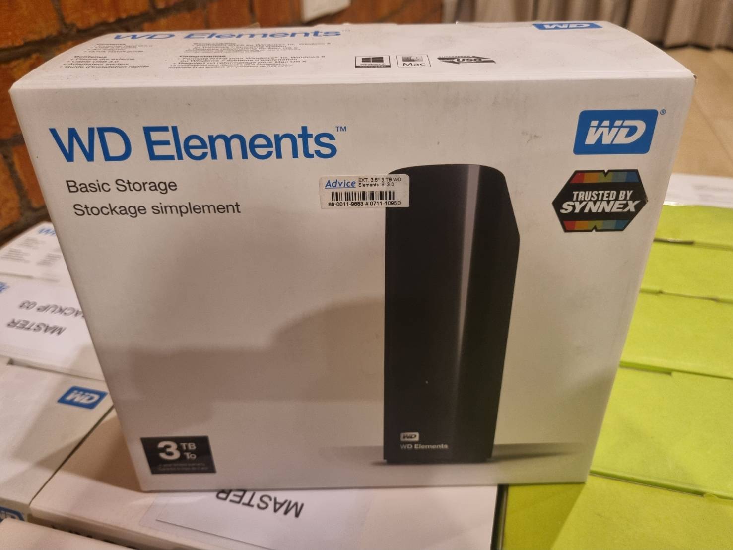 ขาย harddisk ext WD Elements 3TB