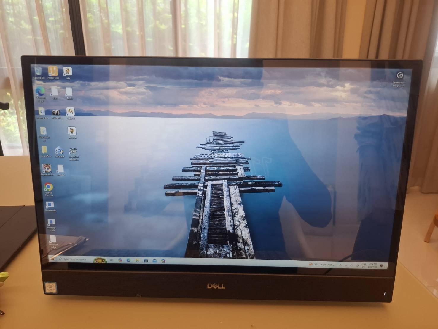 ขาย Dell aio ทัชสกีน จอมี เดส 1 จุด  i5-7200 ram 8GB hdd 1Tb