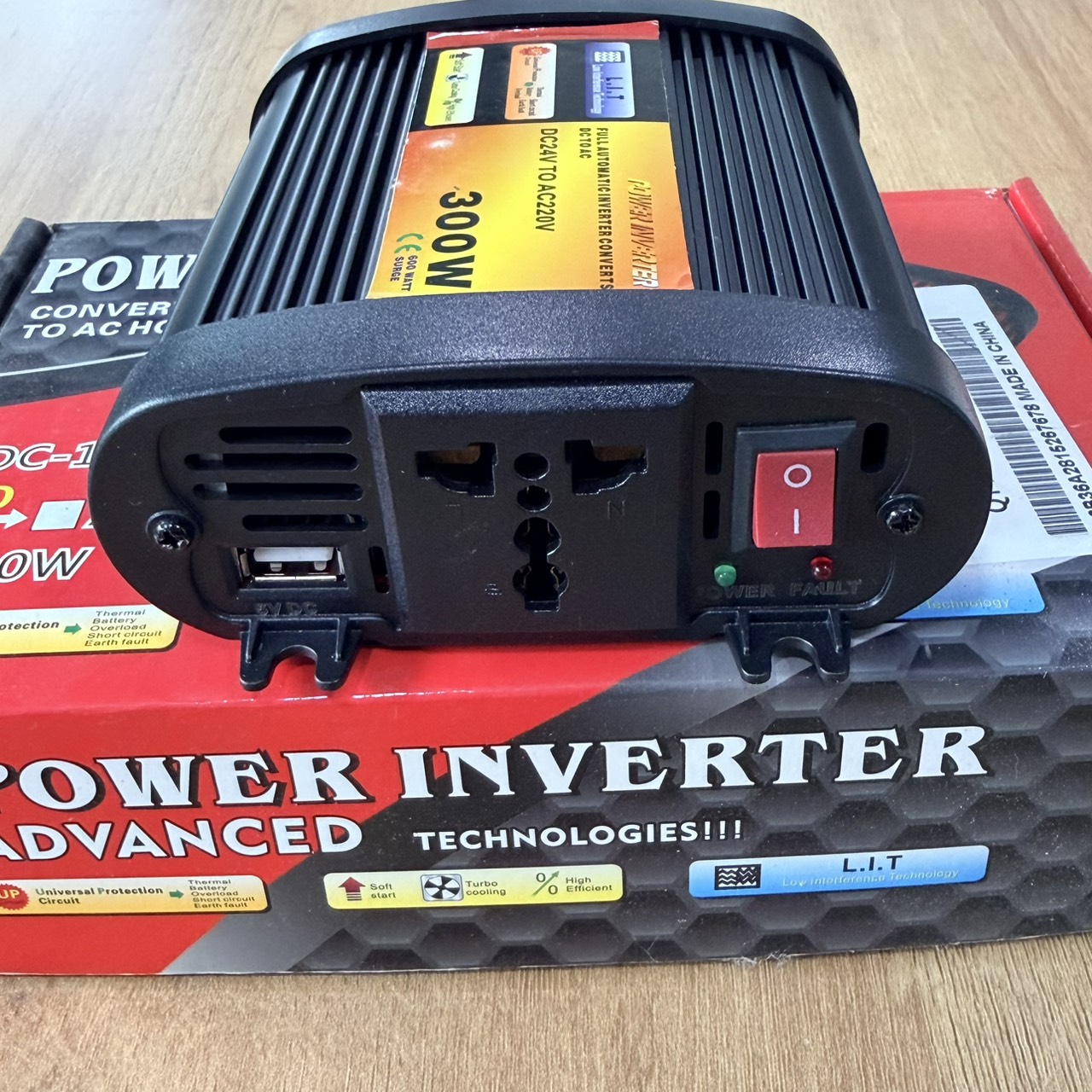 ขาย หม้อแปลงไฟ Power Inverter (DC-24V)300W รูปที่ 3
