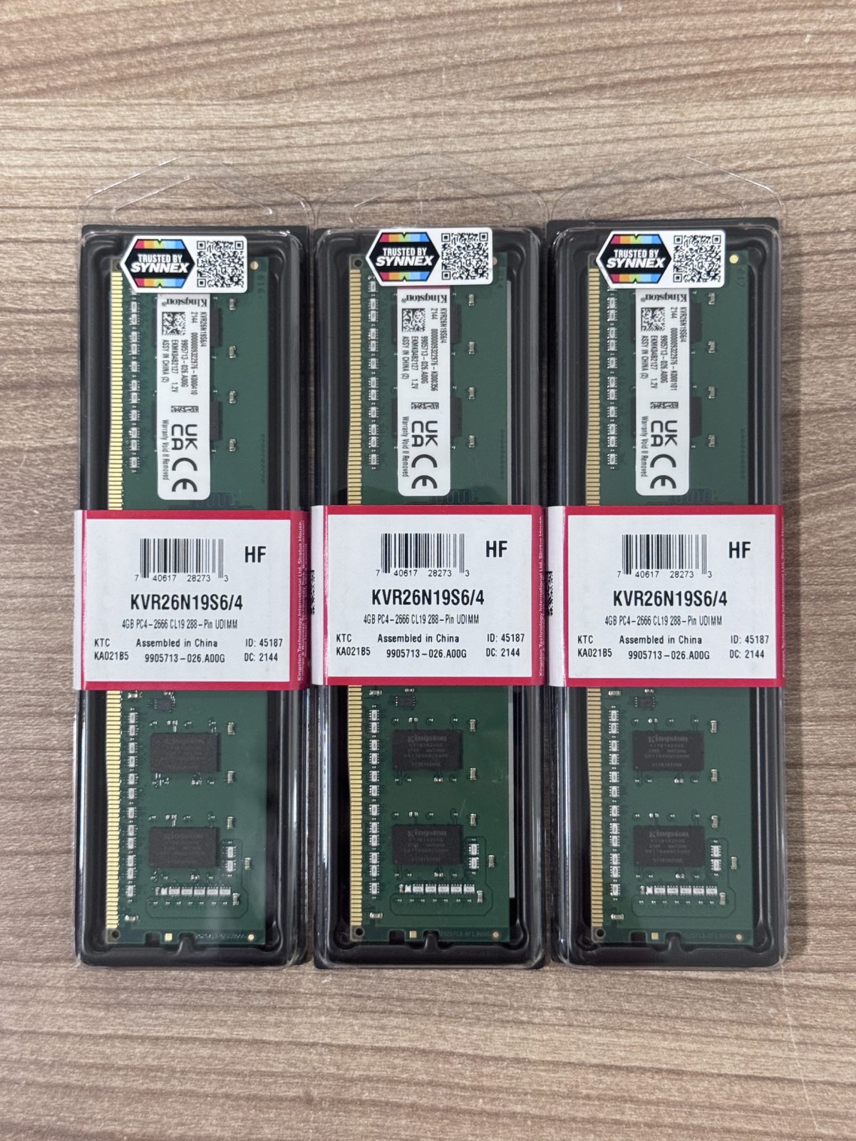 Kingston KVR26N19S6/4GB ของใหม่ รูปที่ 3