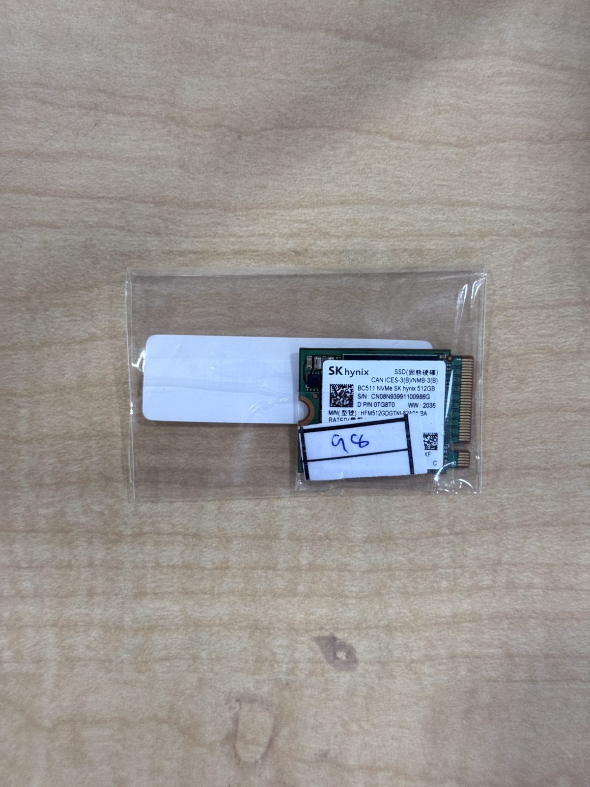 ขาย Skhynix BC511 256GB M.2 NVMe