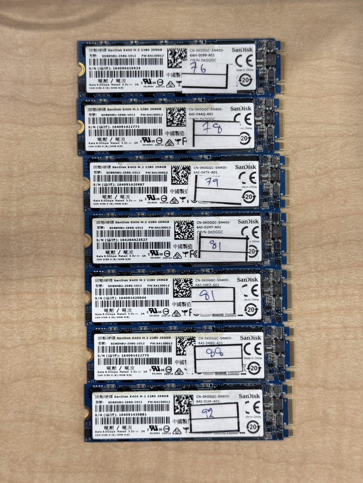 ขาย SanDisk X400 SSD 256GB M.2 SATA รูปที่ 3