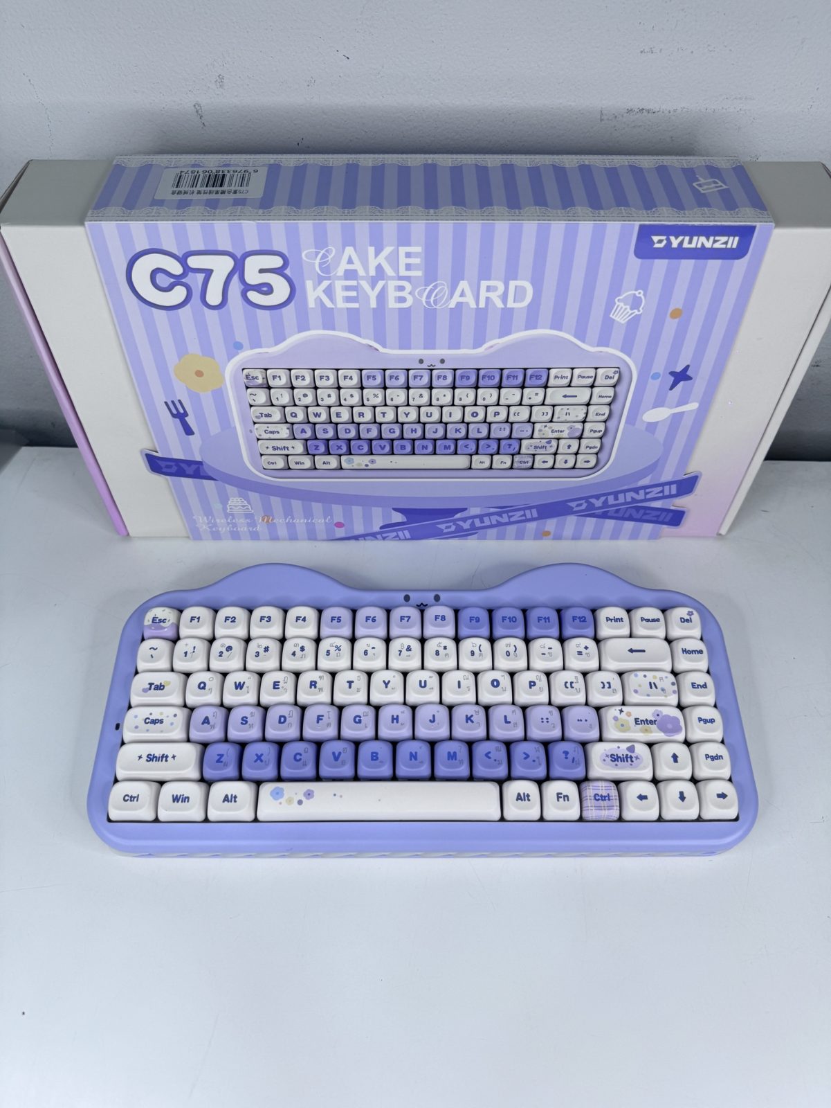Yunzii C75 Wireless สีม่วง
