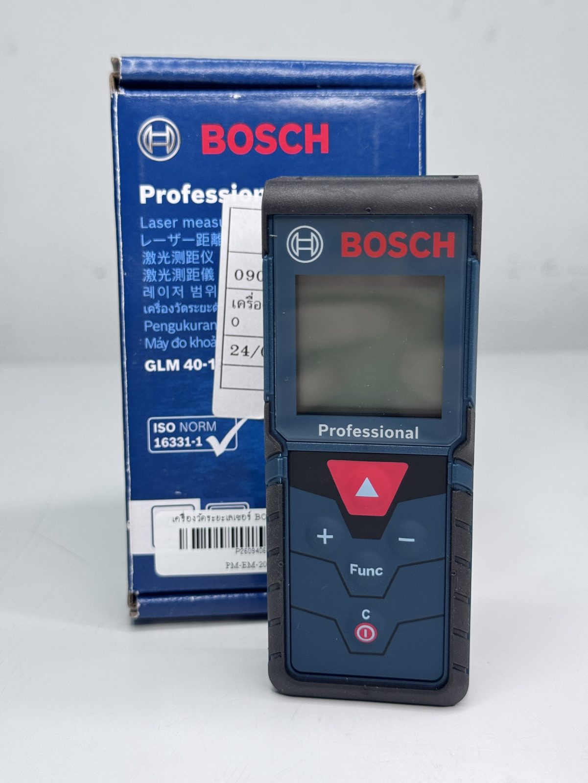 ขาย เครื่องวัดระยะเลเซอร์ BOSCH GLM 40-12