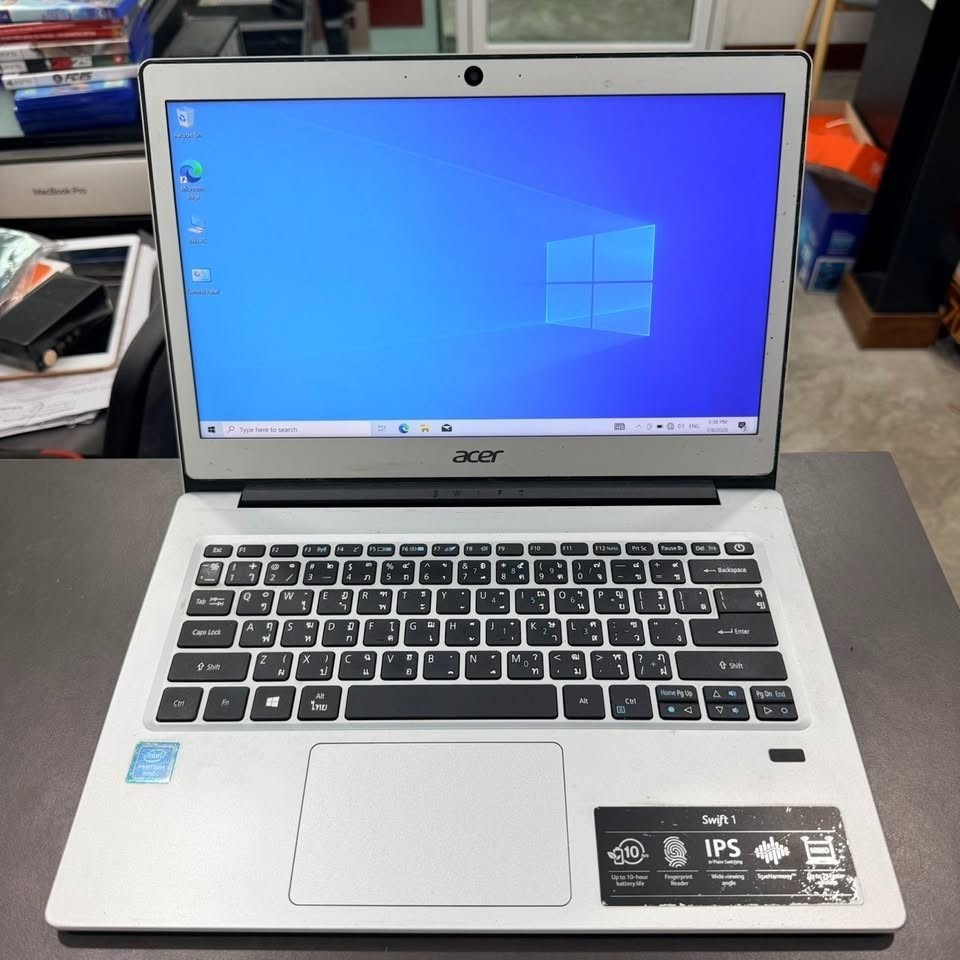 ขาย Acer Swift1 SF113-31 (Pentium N4200/4GB/M.2 128GB)+Adapter *** ยางขอบจอเสื่อม