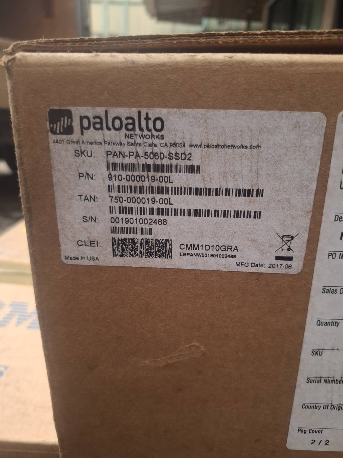 ขาย Palo Alto Networks PA-5060