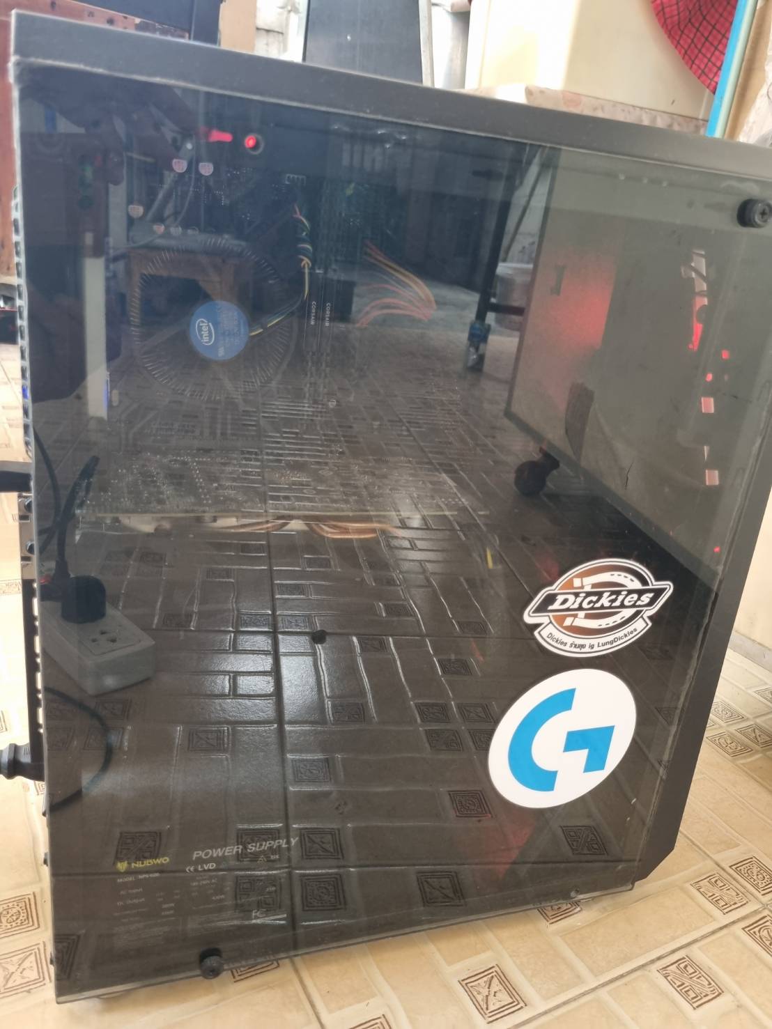 ขาย pc ประกอบ + จอ 24"  i3 gen9th ram 16GB ssd 480GB Rx570