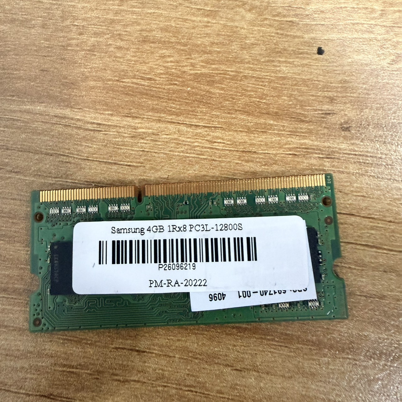 ขาย Ram NB Samsung 4GB 1Rx8 PC3L-12800S รูปที่ 2