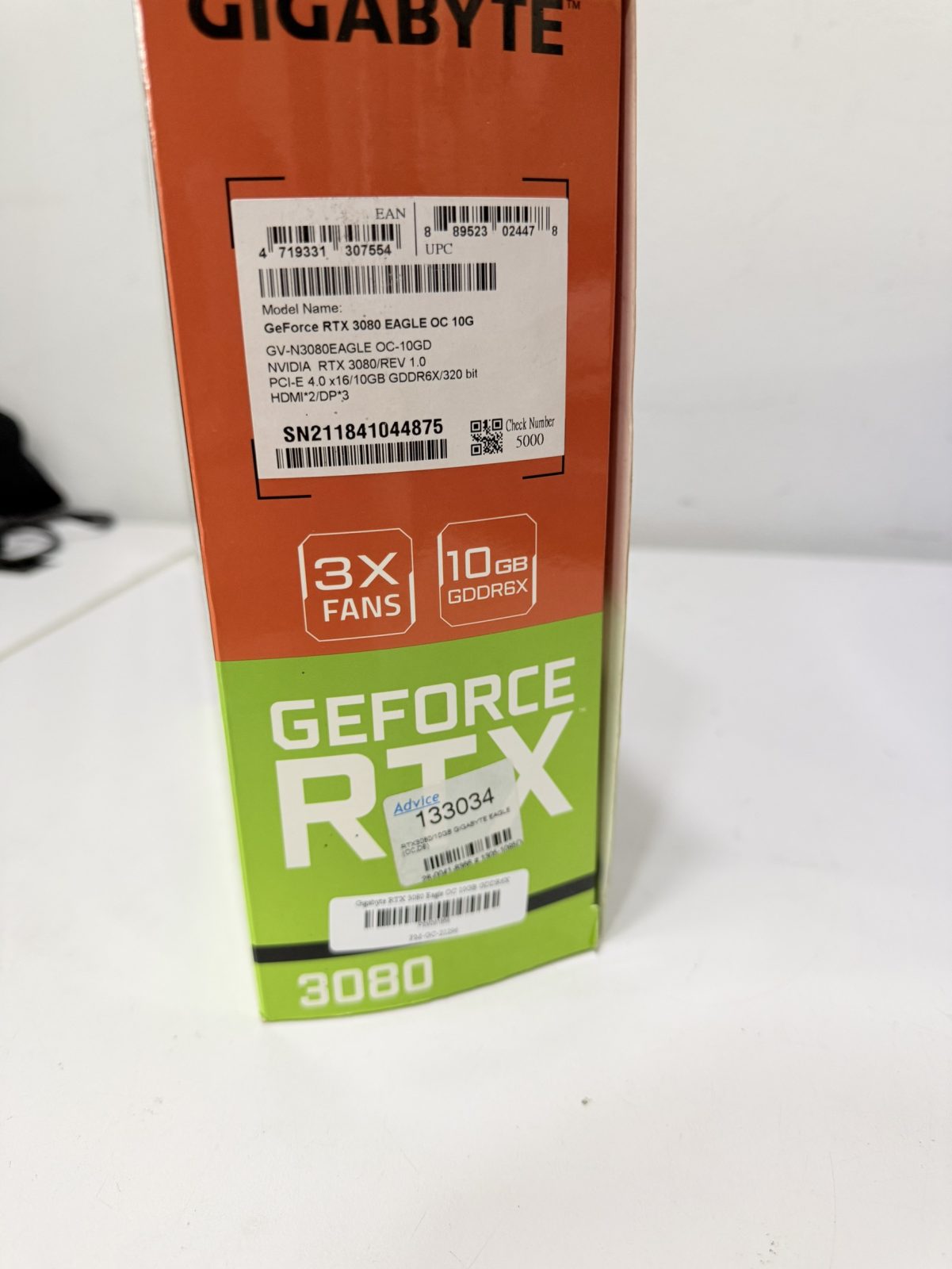 ขาย Gigabyte RTX 3080 Eagle OC 10GB GDDR6X รูปที่ 7