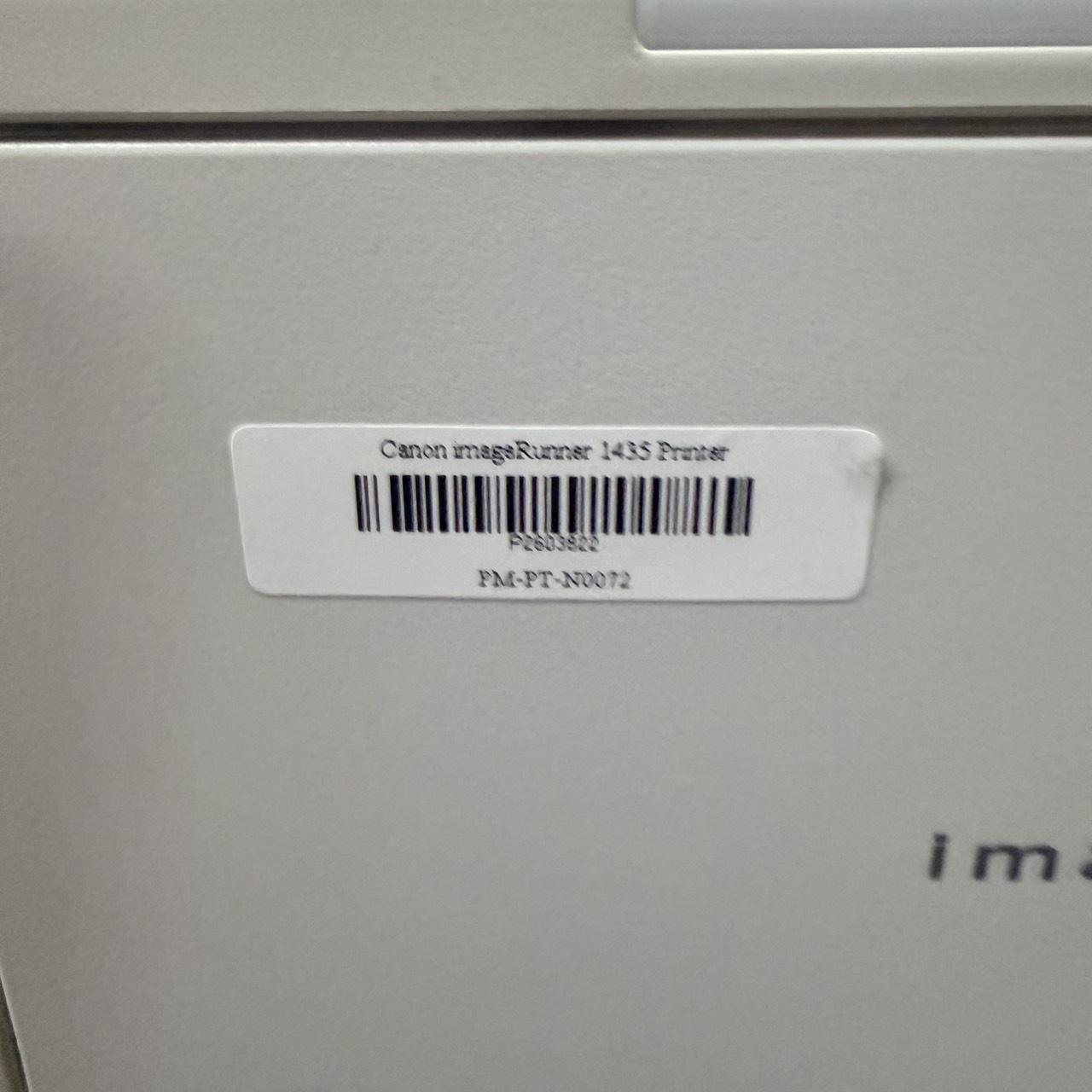 ขาย Canon imageRunner 1435 Printer ***หมึกจาง รูปที่ 5
