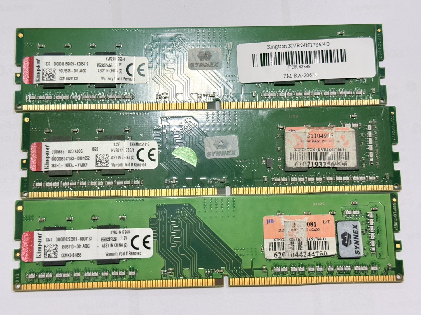 ขาย RAM PC (แรมพีซี) Kingston KVR24N17S6/4G